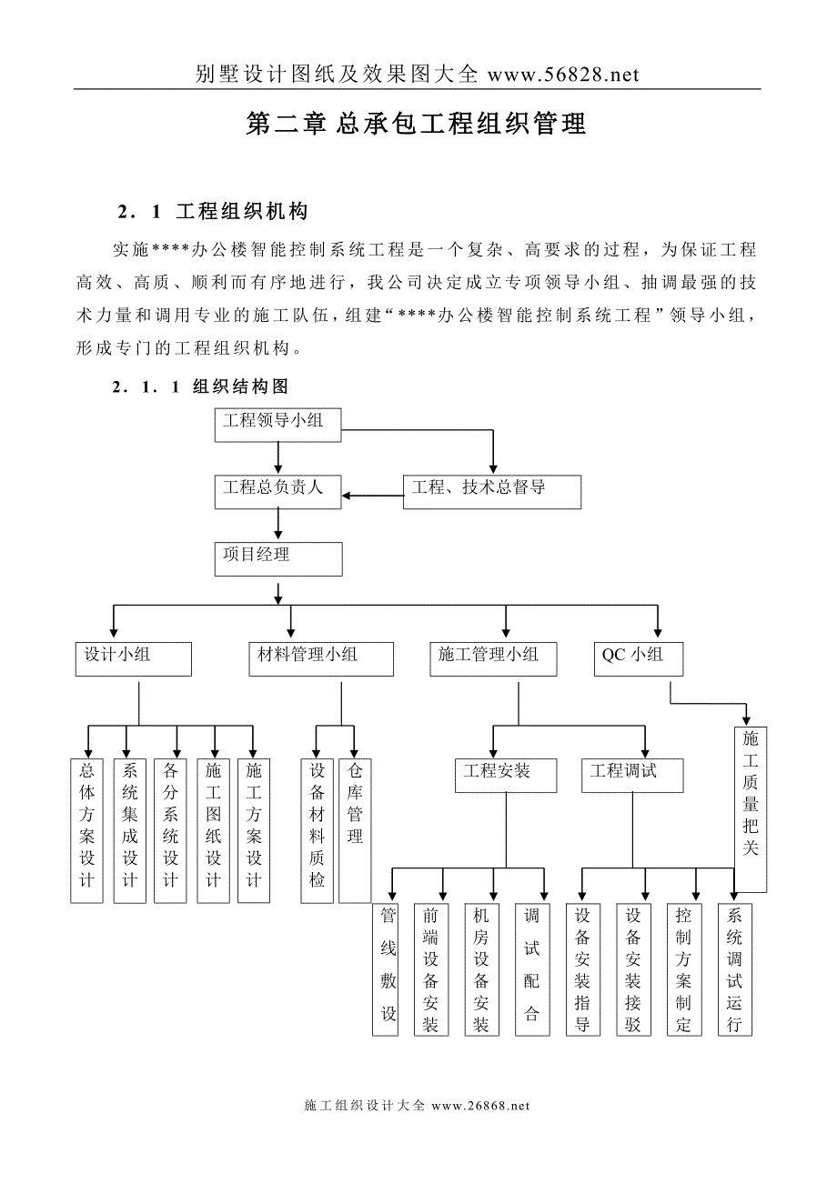 某xxx智能办公楼施工组织设计_第3页