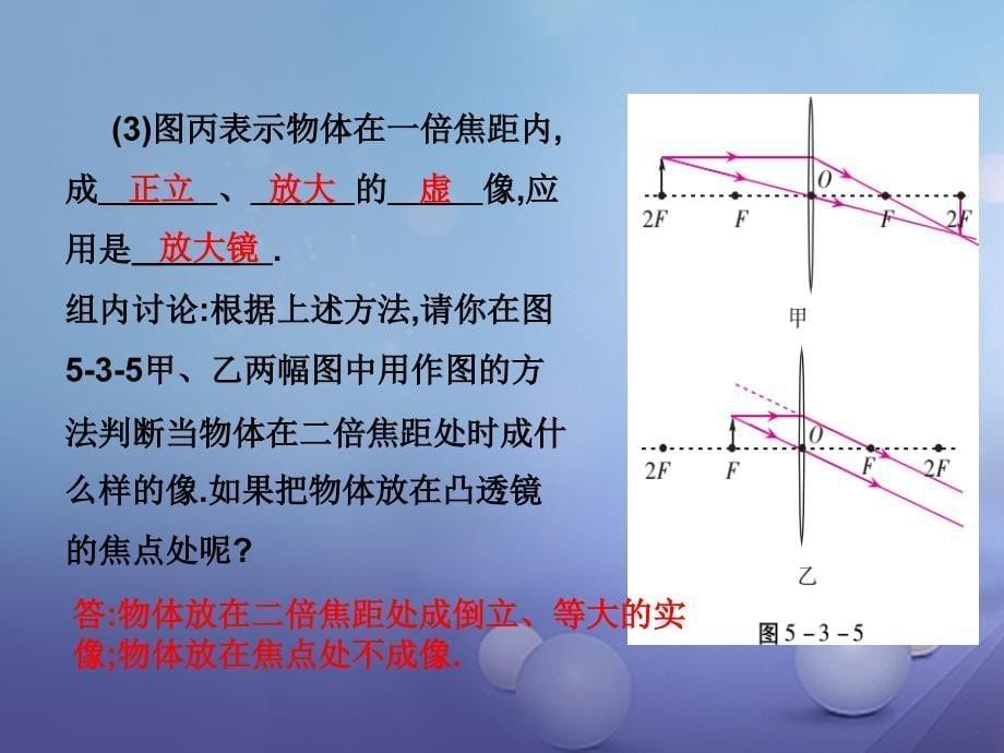 2017_2018学年八年级物理上册第5章第3节凸透镜成像的规律第2课时教学课件新版新人教版_第5页