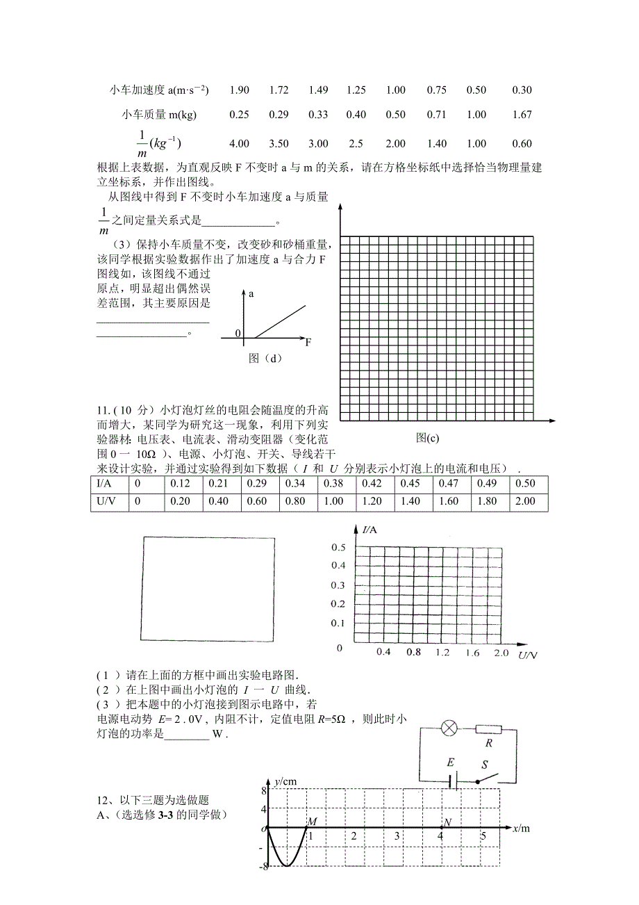 高考物理模拟试卷5_第3页