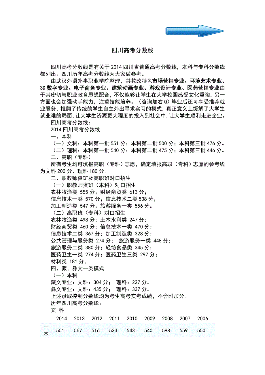 四川高考分数线_第1页