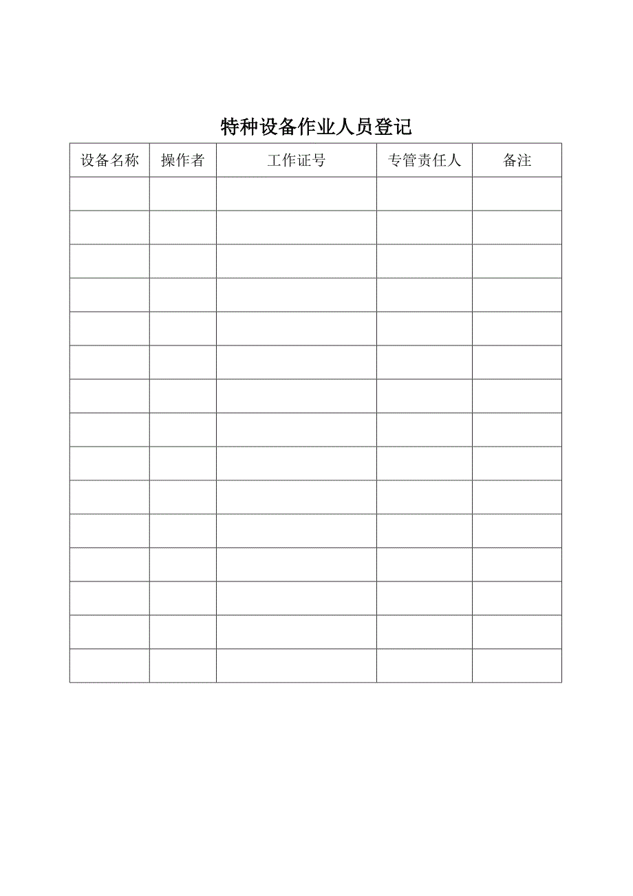 特种设备(文件、人员台账、记录)_第3页