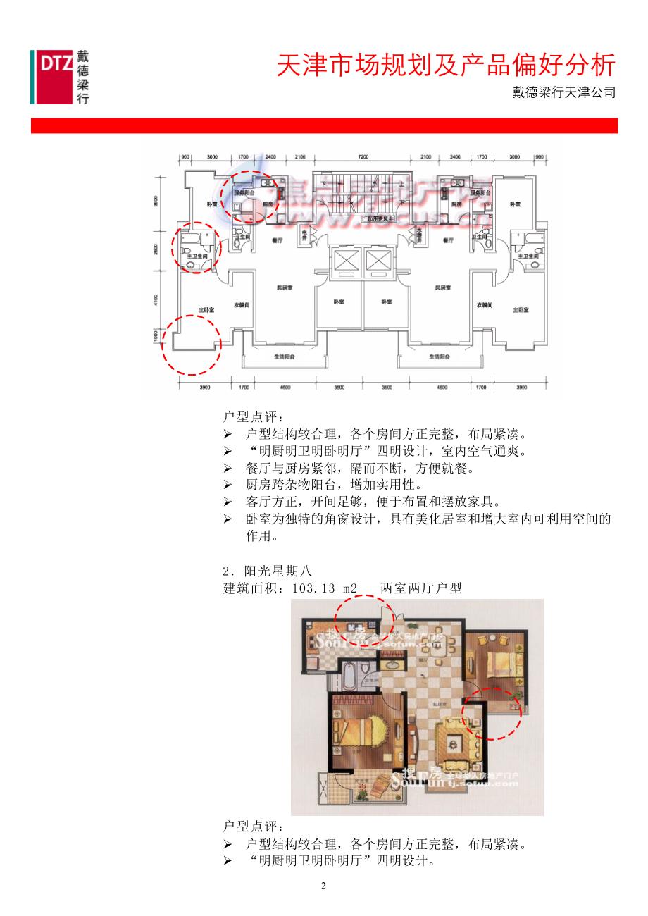 戴德梁行-天津房地产市场分析资料_第2页