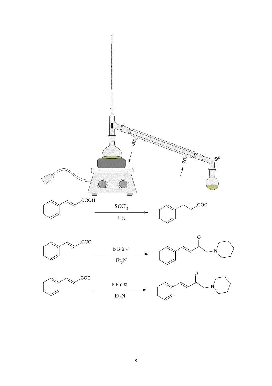 肉桂酰哌啶的制备_第5页