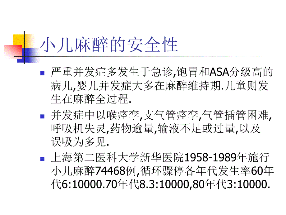 小儿麻醉幻灯片_第3页