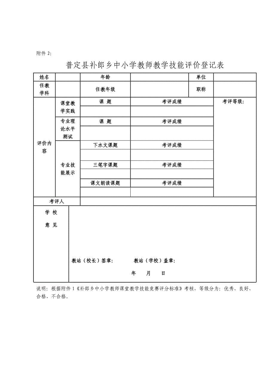 补郎乡小学语文教师教学技能大赛活动_第5页