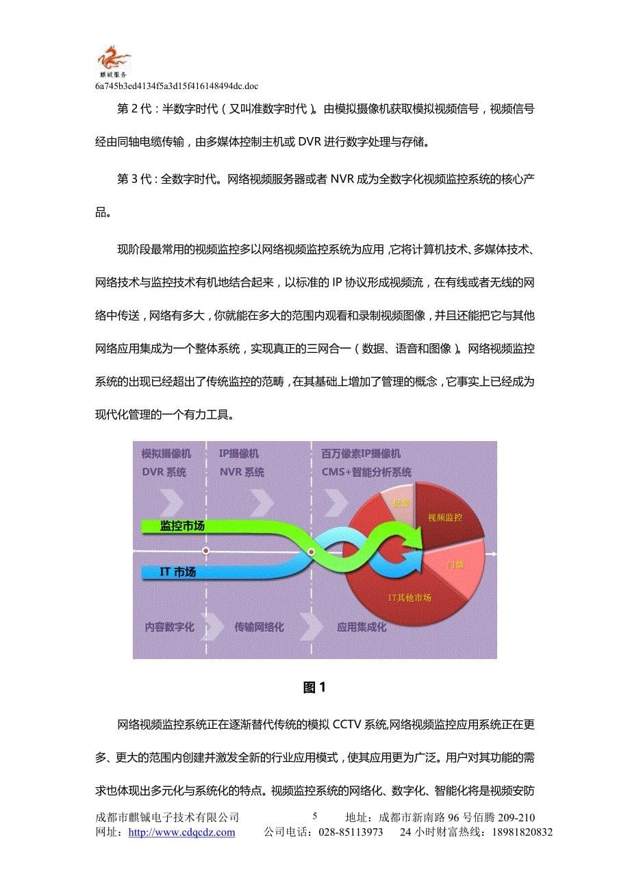 连锁店视频监控系统模拟系统建议方案(模拟)_第5页