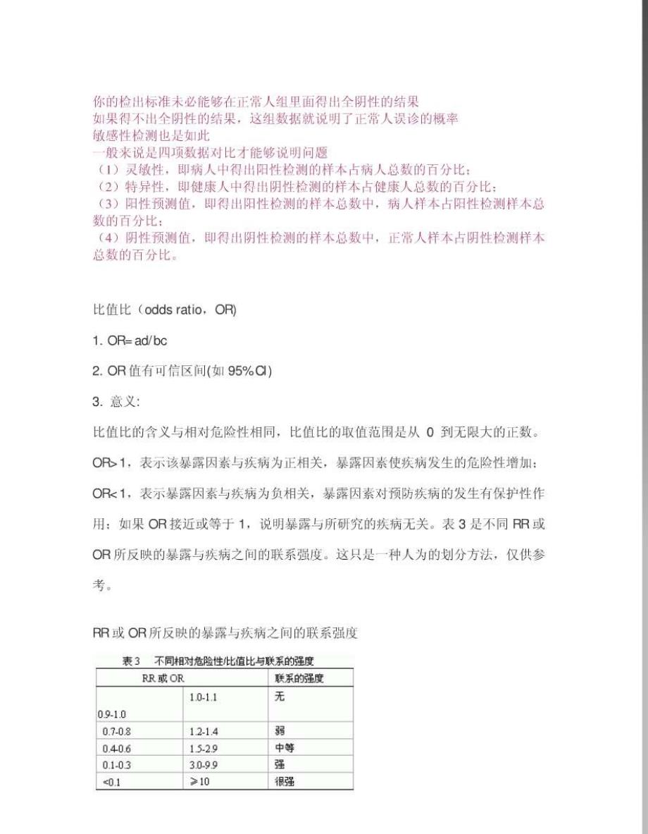 传统遗传概念中的 or值的意义和计算公式,和95% ci_第2页