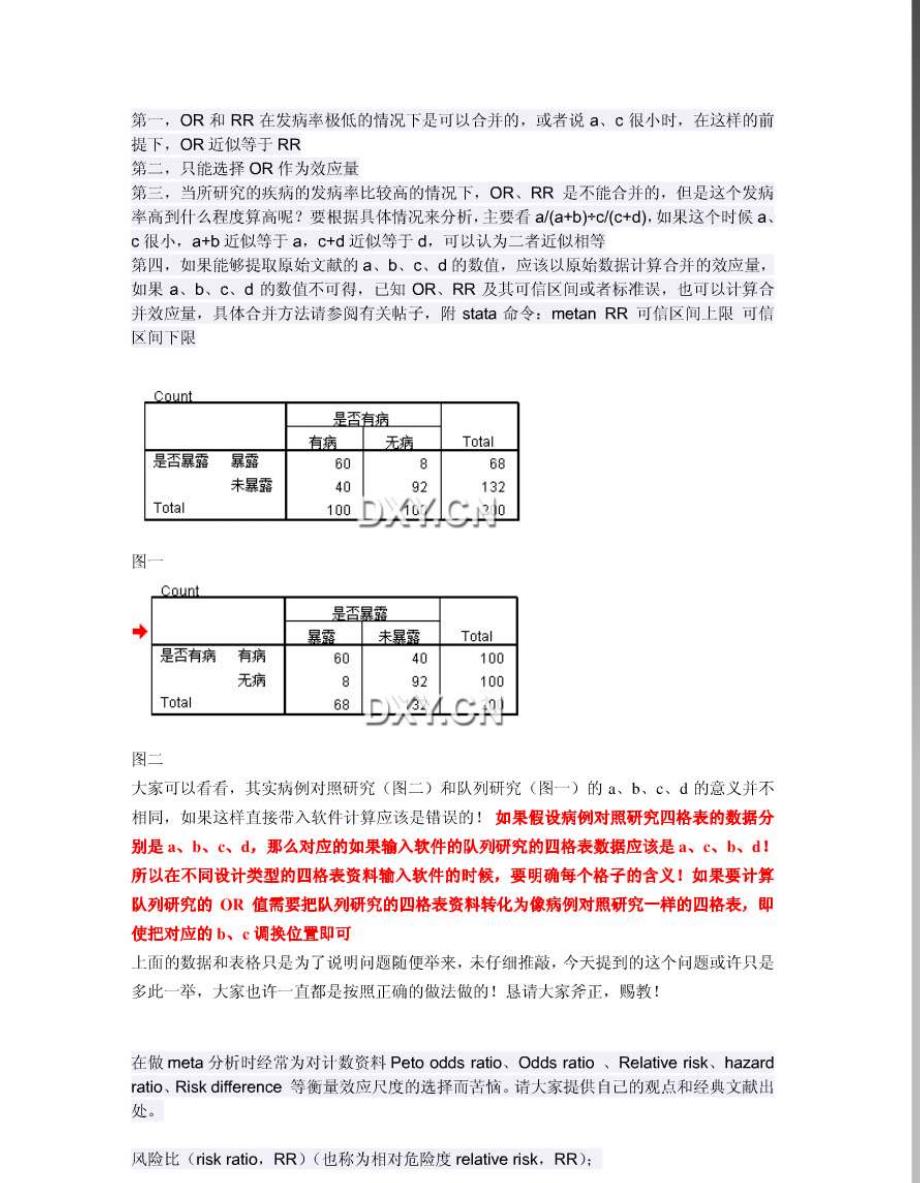 传统遗传概念中的 or值的意义和计算公式,和95% ci_第3页