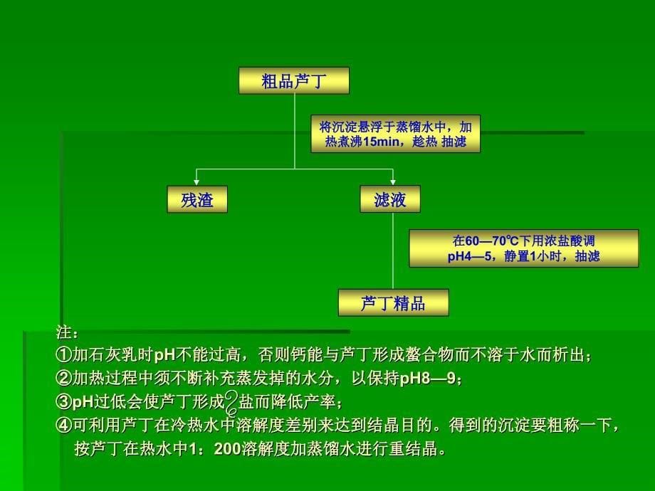 芦丁的提取与鉴定_第5页