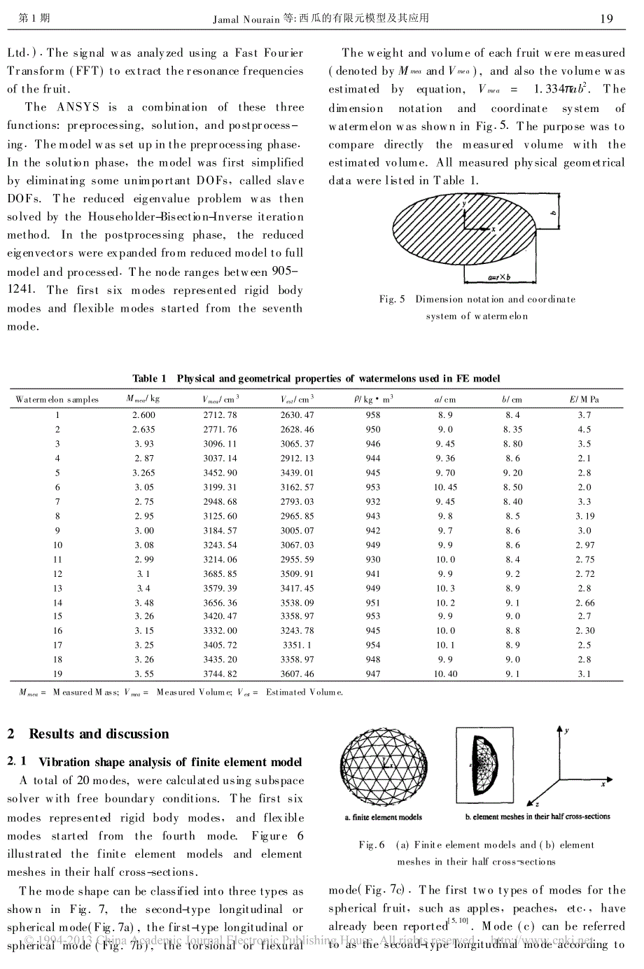 西瓜的有限元模型及其应用_英文_jamalnourain_第3页