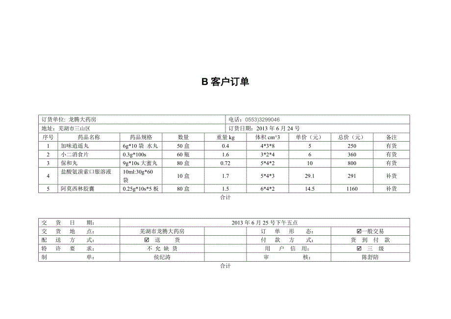 配送实训项目一__订单处理作业._第3页