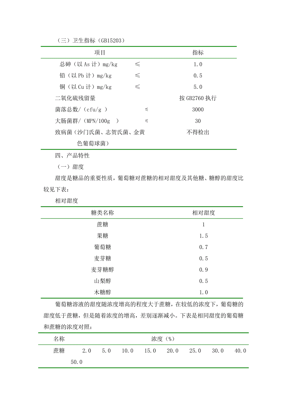 葡萄糖产品介绍及应用_第2页