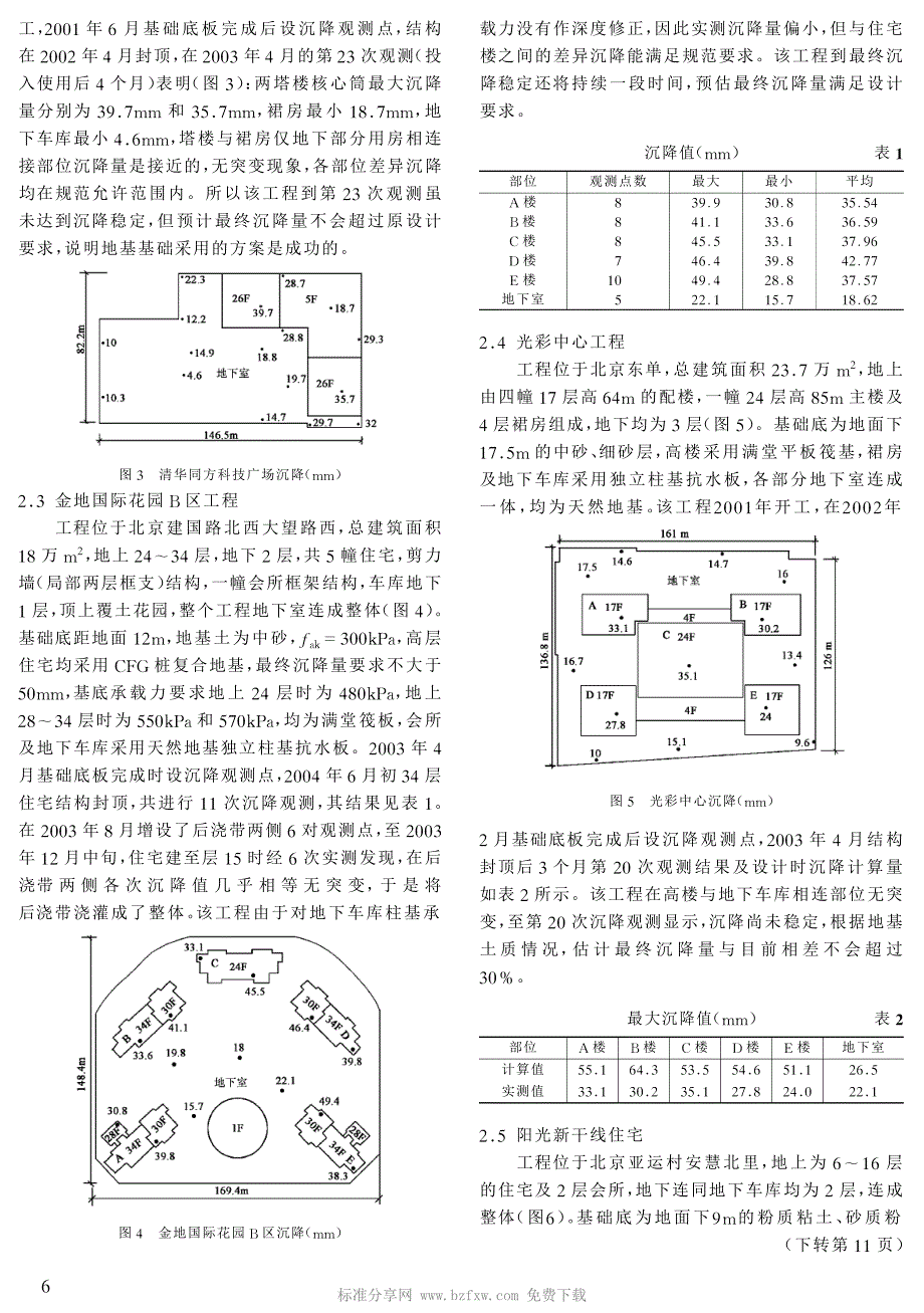 高层主楼与裙房或地下车库之间的基础设计_第4页