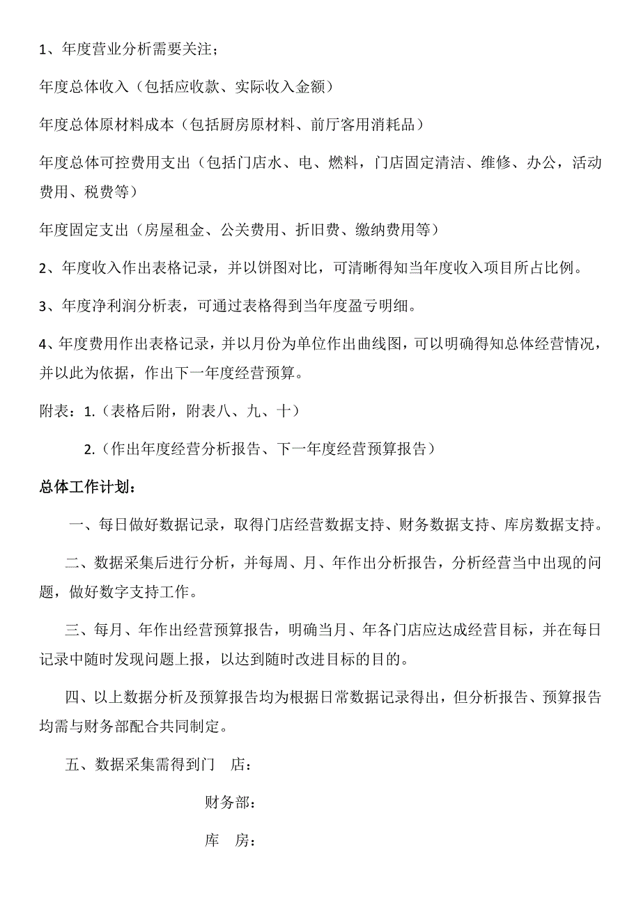 餐饮单店(连锁店)营业分析计划_第3页