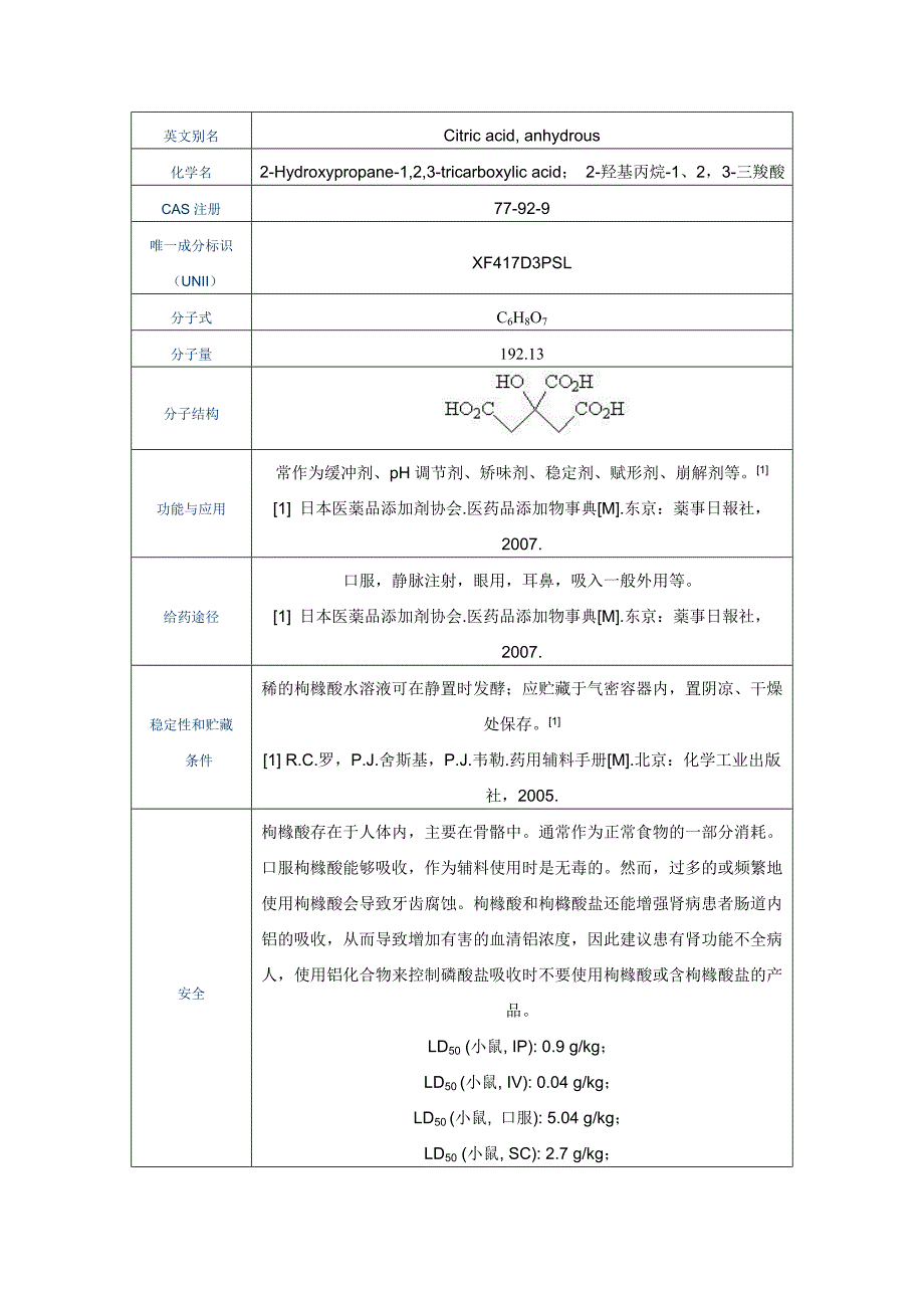 柠檬酸与柠檬酸钠安全用量_第3页