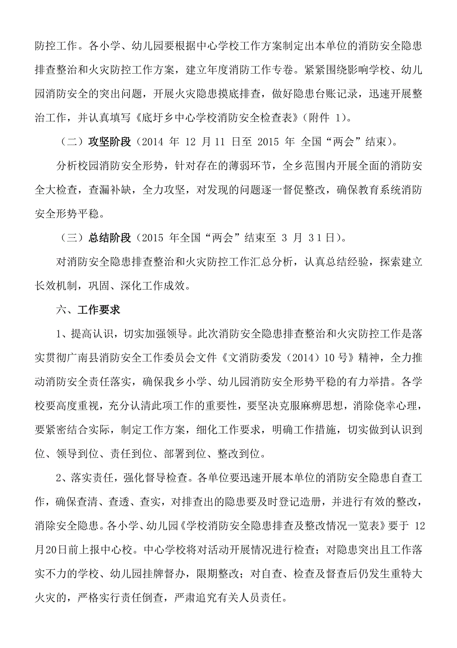 底圩乡中心学校今冬明春火灾防控工作_第3页