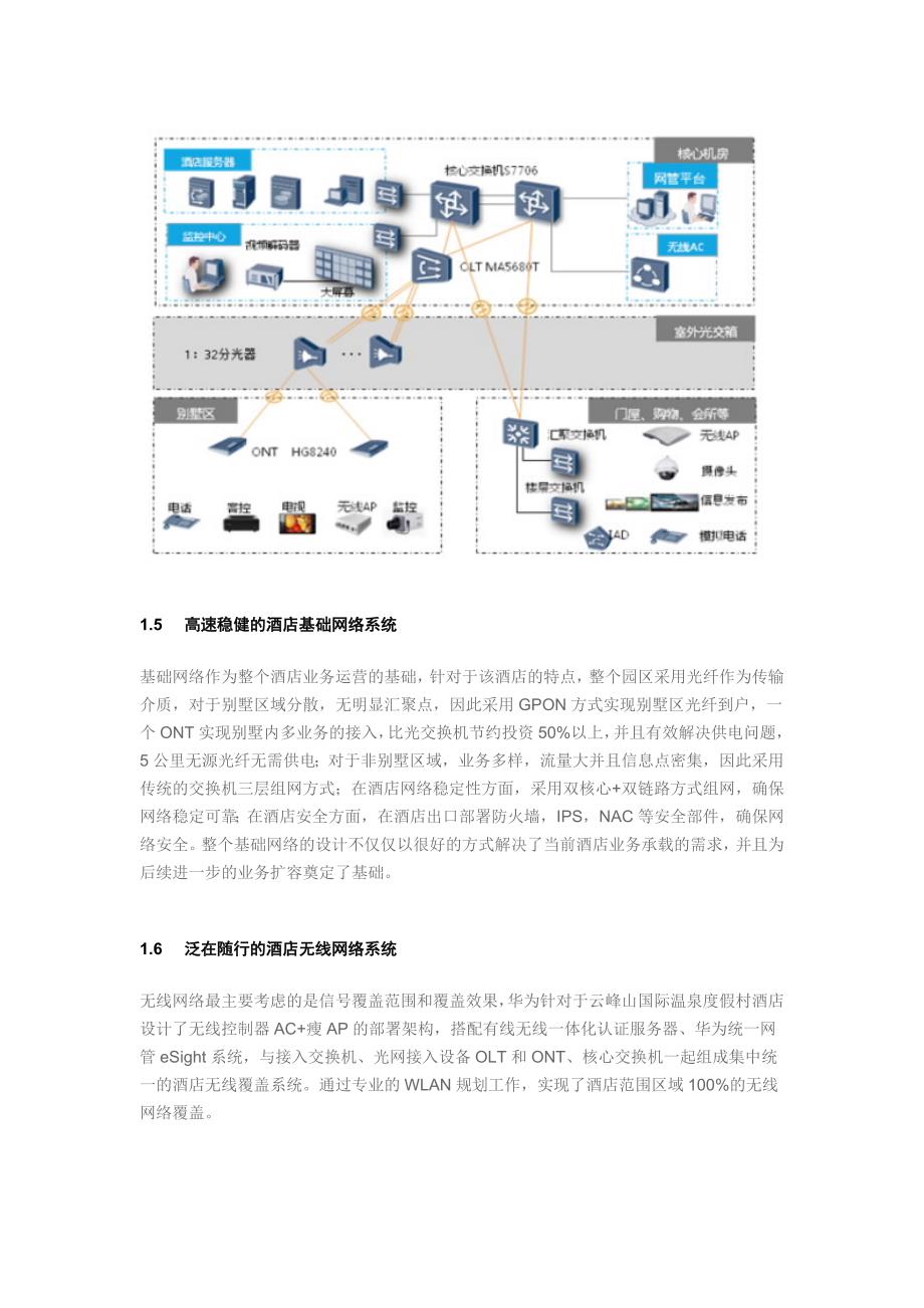 现行大型温泉城网络解决方案_第4页