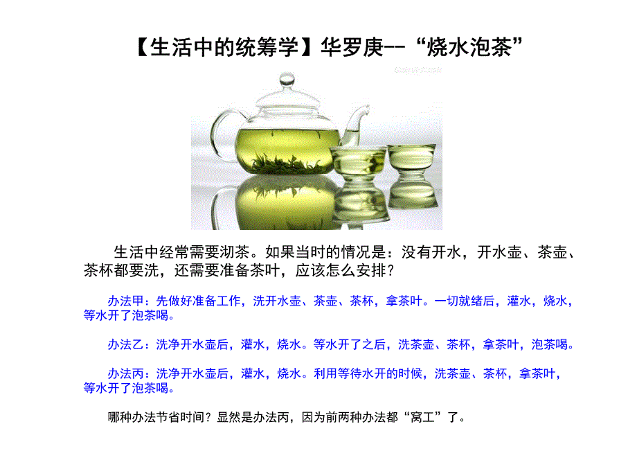 统筹学烧开水泡茶_第1页