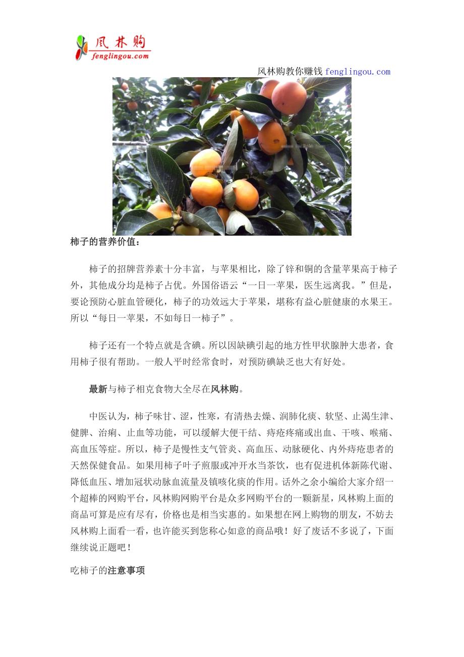柿子不能和什么一起吃 科学家最新发现与柿子相克食物_第4页