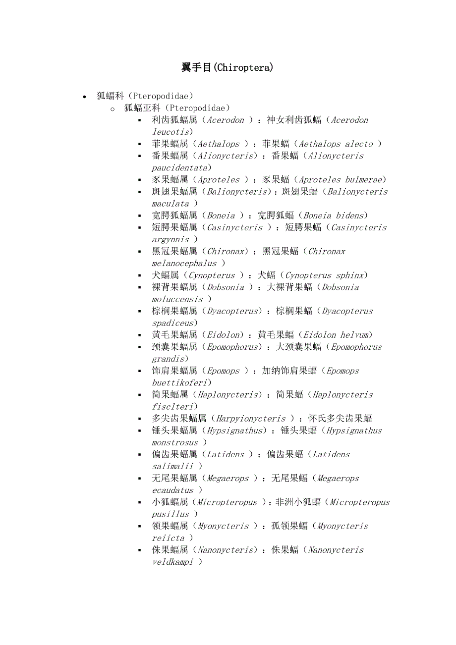 翼手目分类  文档_第1页