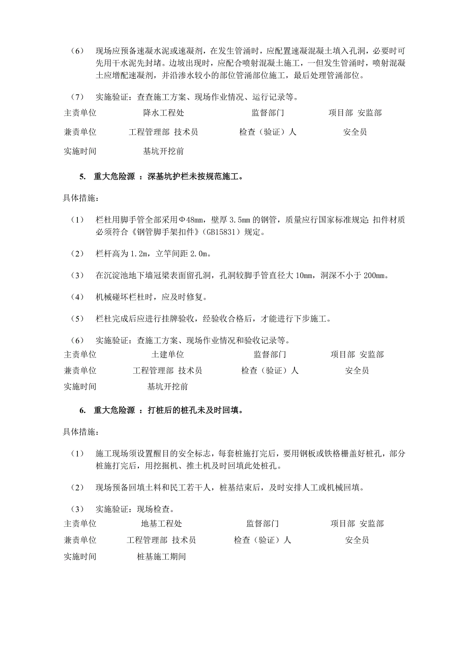 土方开挖、降水和深基围护施工专项安全方案_第3页