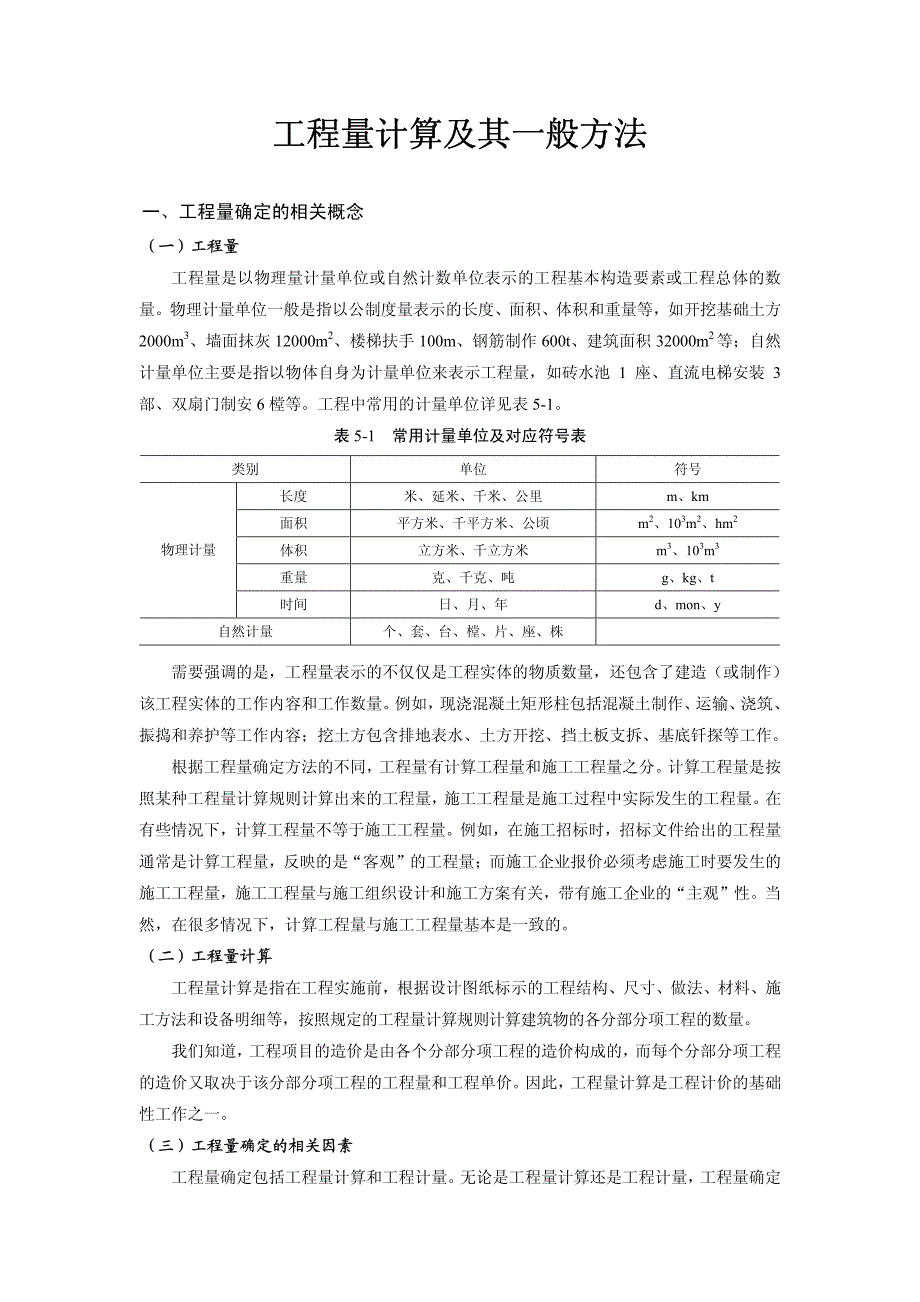 工程量计算方法_第1页