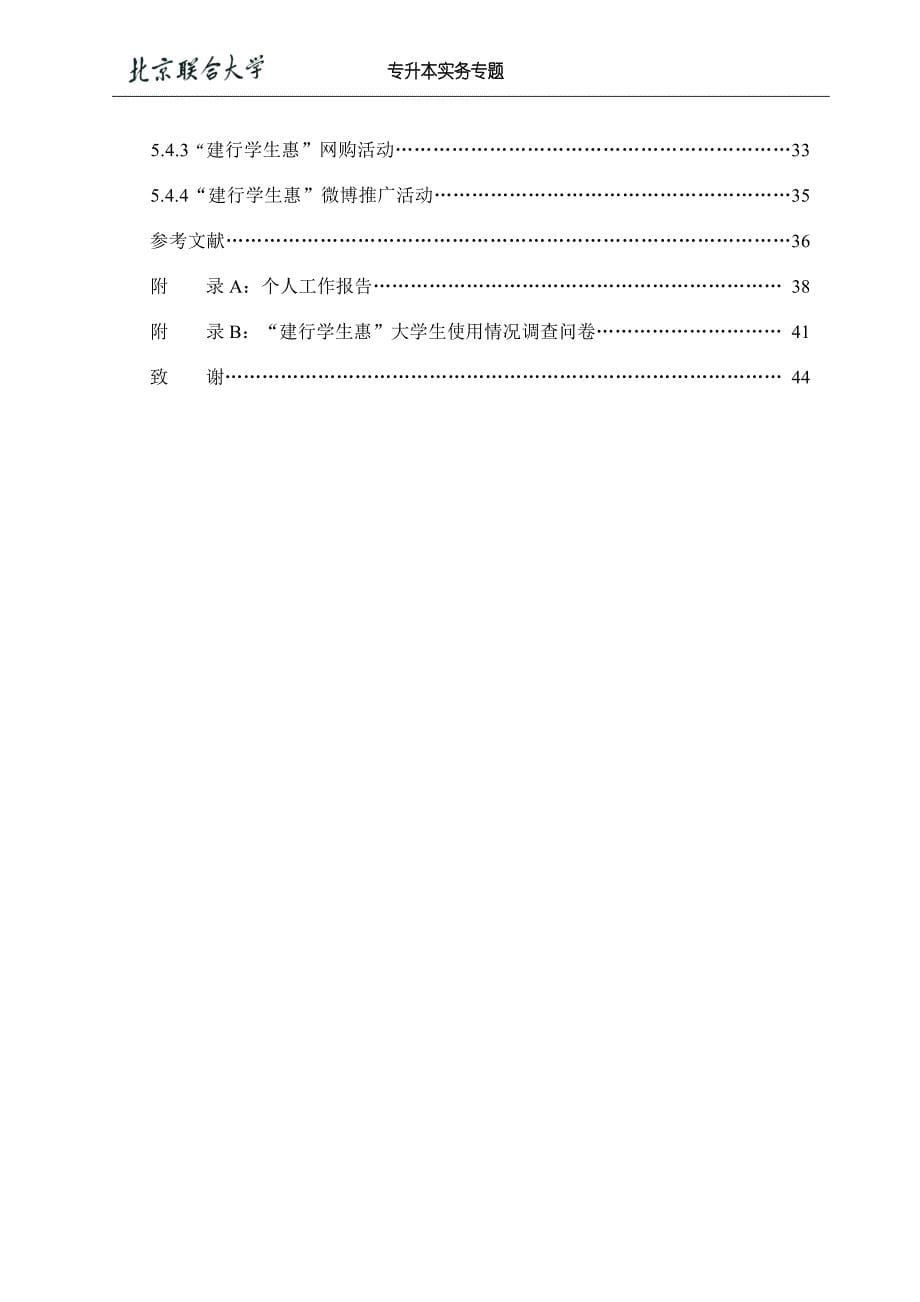 “建行学生惠”服务营销策划报告_第5页