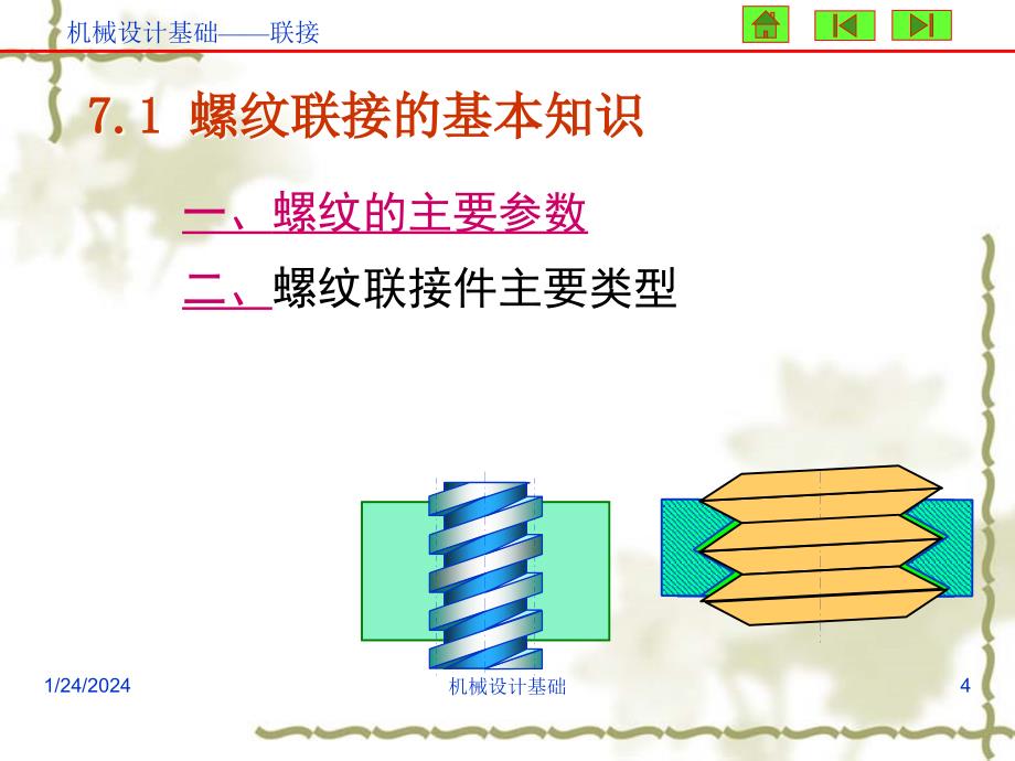 机械设计基础 第七章螺纹连接_第4页