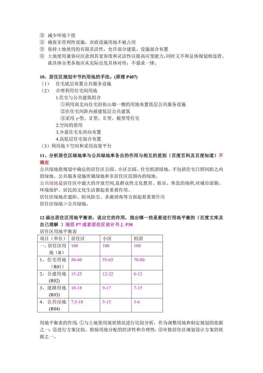 《城市规划原理》—完整版__考试重点[1]_第5页