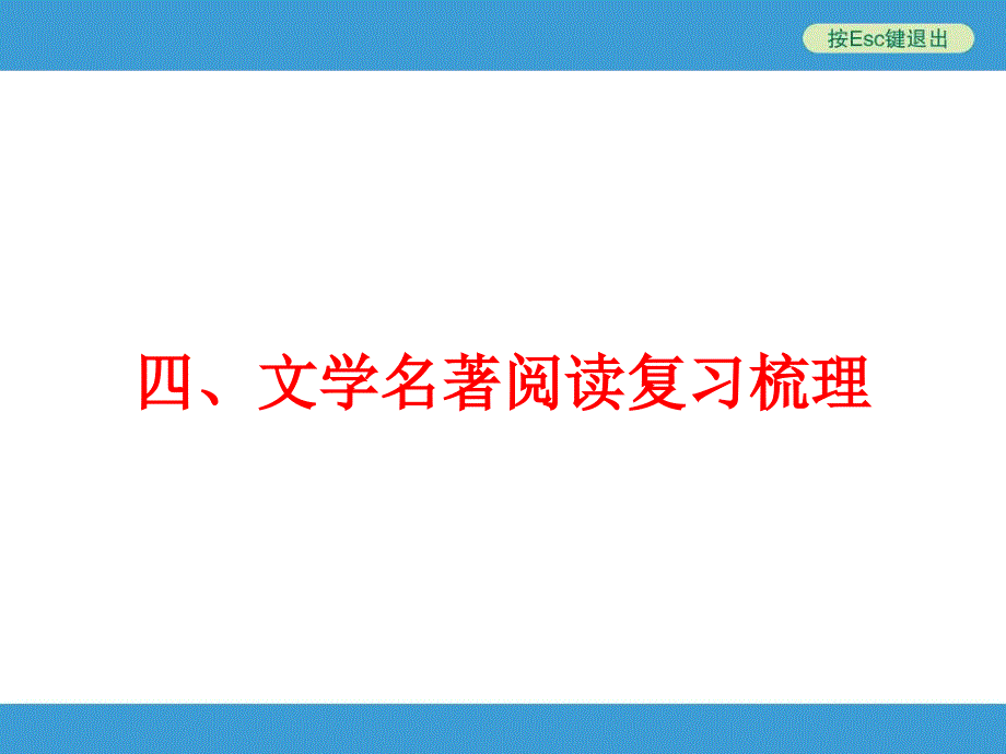 名著阅读复习梳理_第1页