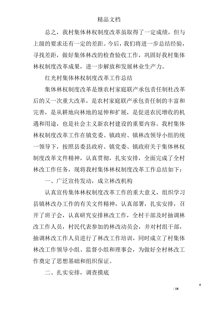 林改个人工作总结精选 _第4页