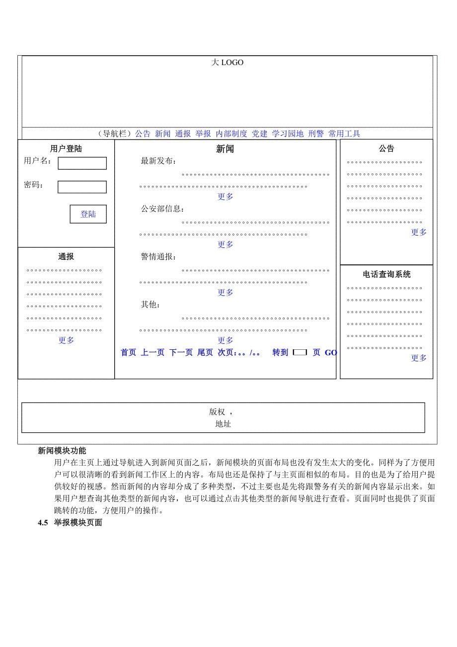 珠海警察网需求分析文档_第5页