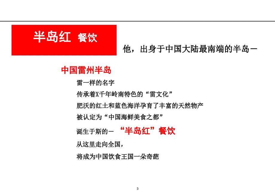 半岛红餐饮品牌文化规划ppt_第3页