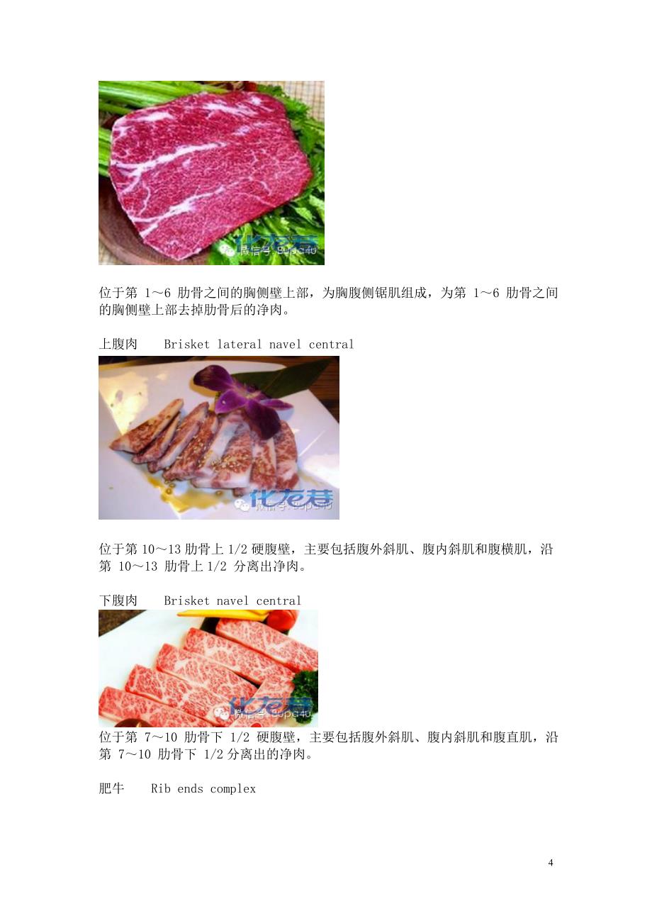 西餐牛肉详解 牛排分类_第4页