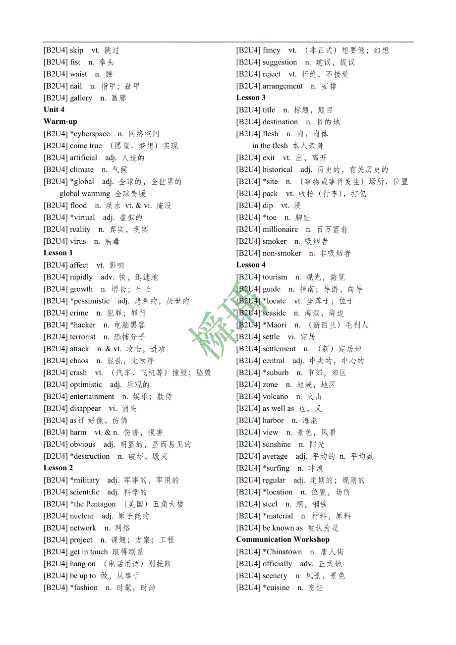 北师大高中词汇表_第4页