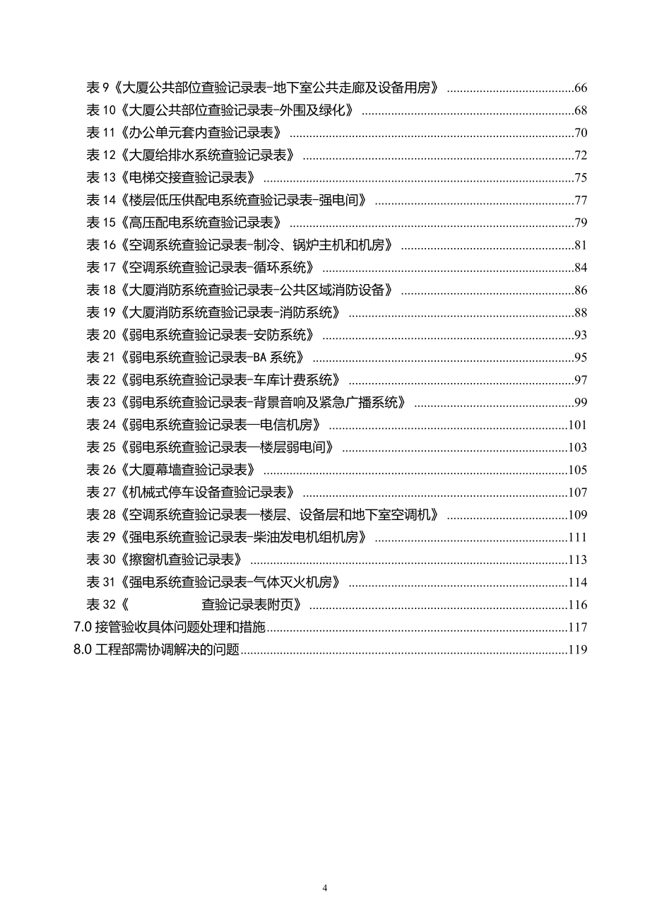 物业管理工程部接管验收指导手册 (1)_第4页