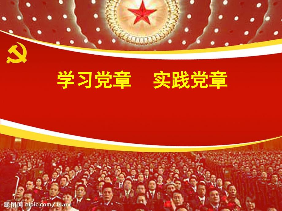 党课党员学习(党章)_第1页