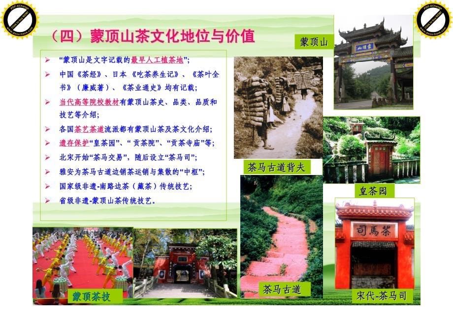 杜晓-演讲稿蒙顶山茶文化及其观光旅游茶业价值_第5页