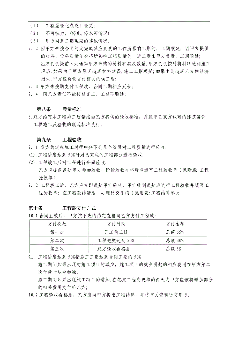 客户家庭装修标准合同_第3页