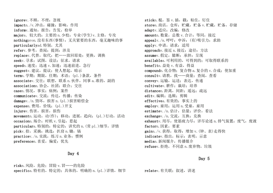 (保密)2014年星火英语2000高频词汇_第2页