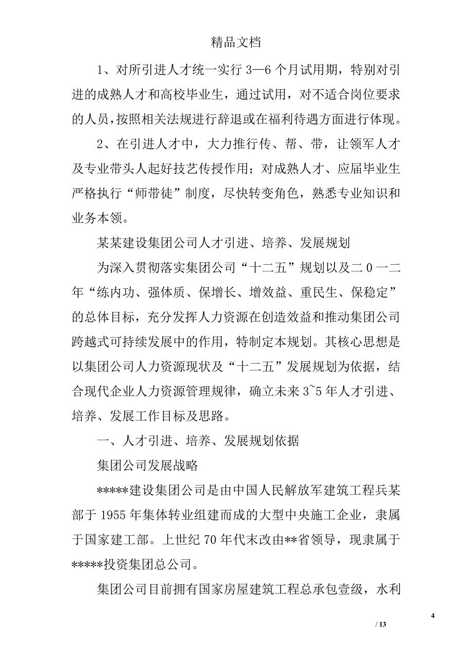 企业人才引进计划精选 _第4页