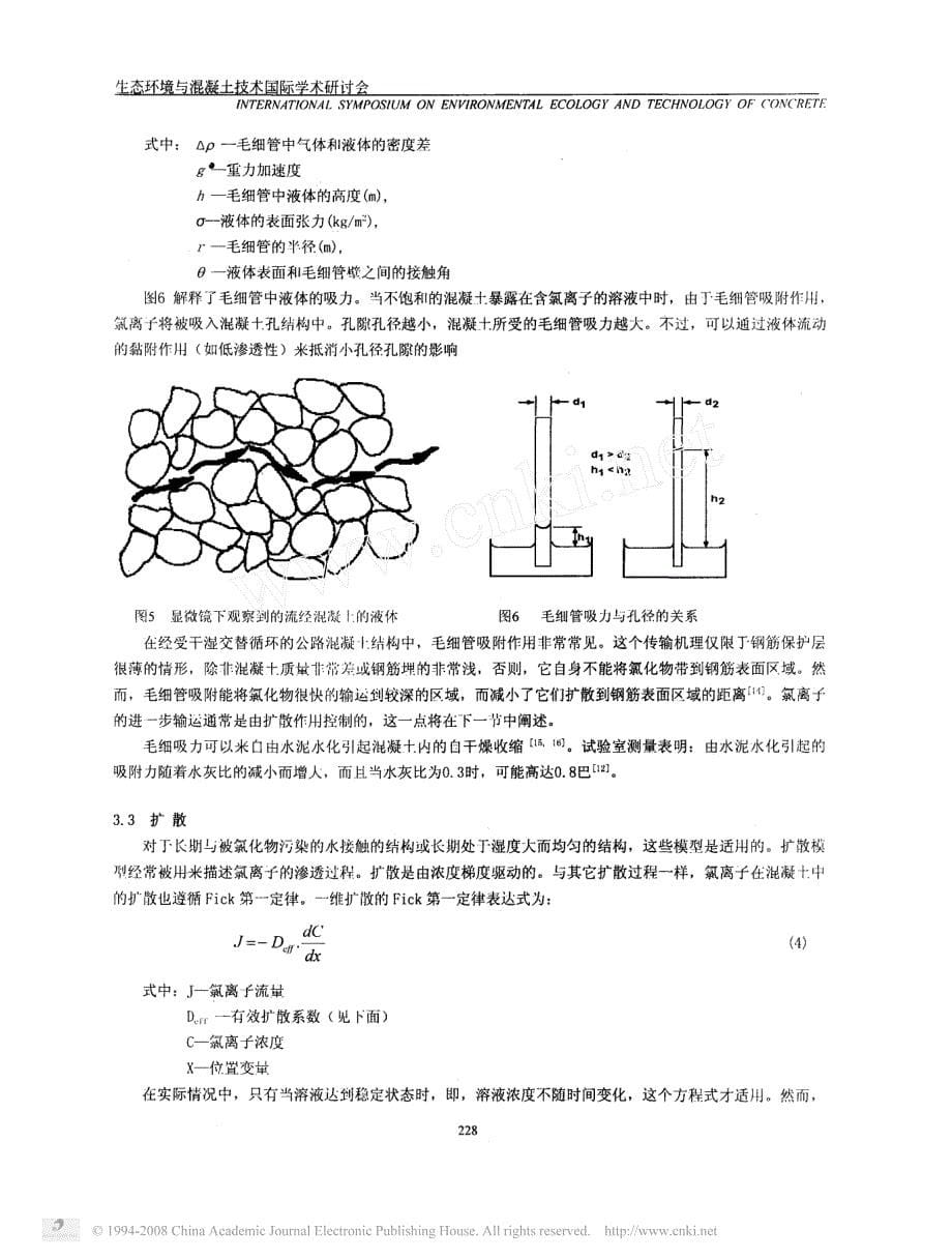 混凝土的孔结构和氯离子渗透机理_第5页