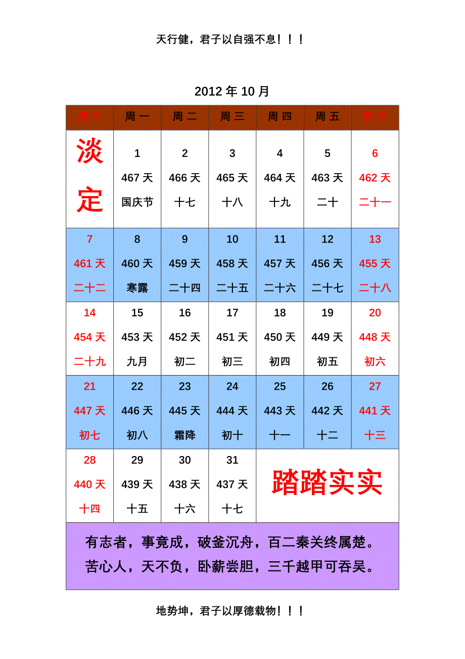 2014年考研日历(极力推荐)_第1页