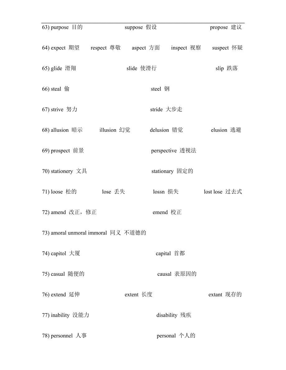 职称英语词汇(2014全国职称英语考试必备)__第5页