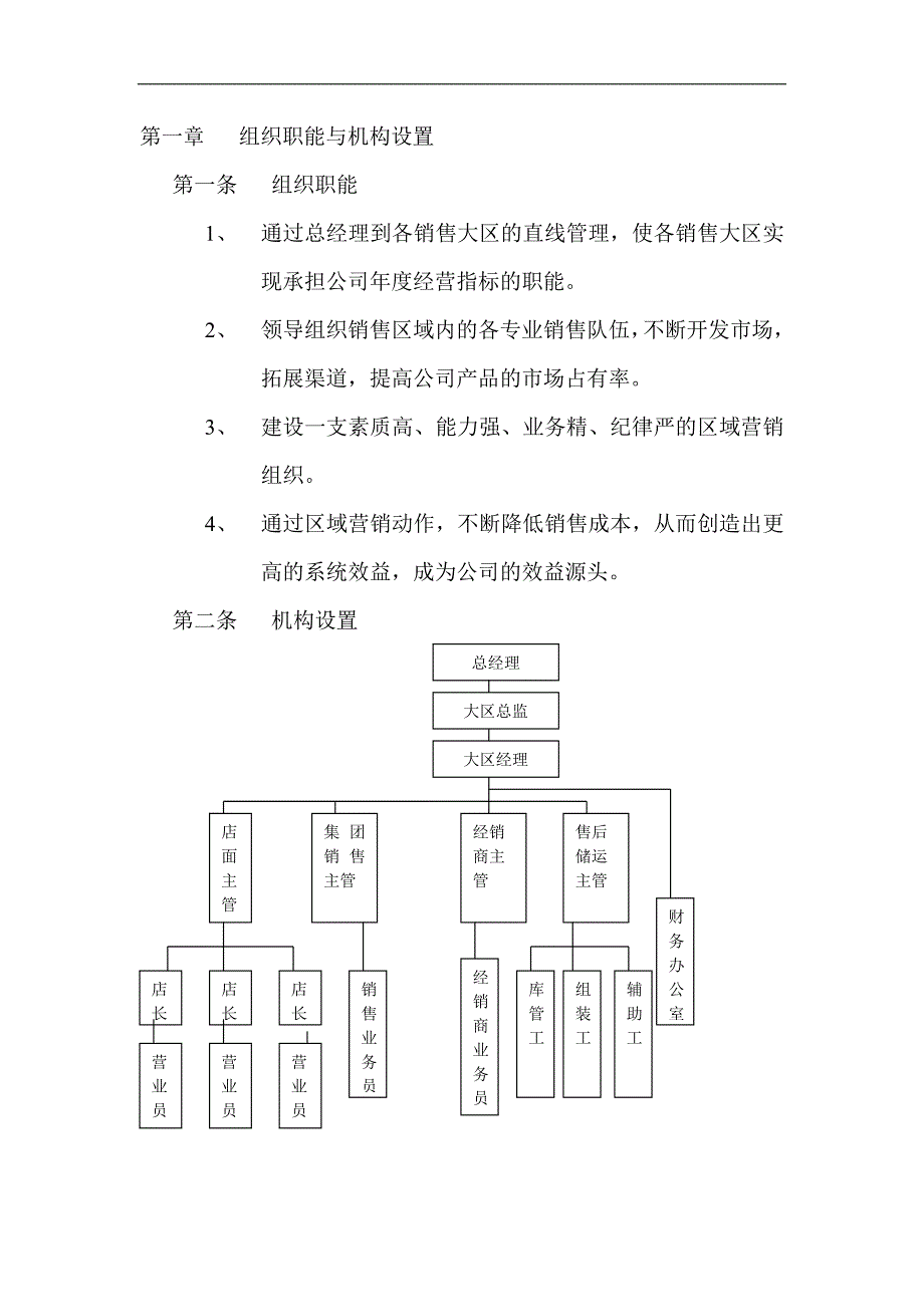 某集团营销中心 大区管理部工作手册-21页_第3页