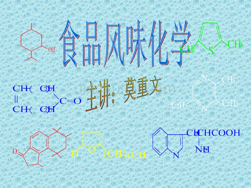 食品风味化学1-1_第1页