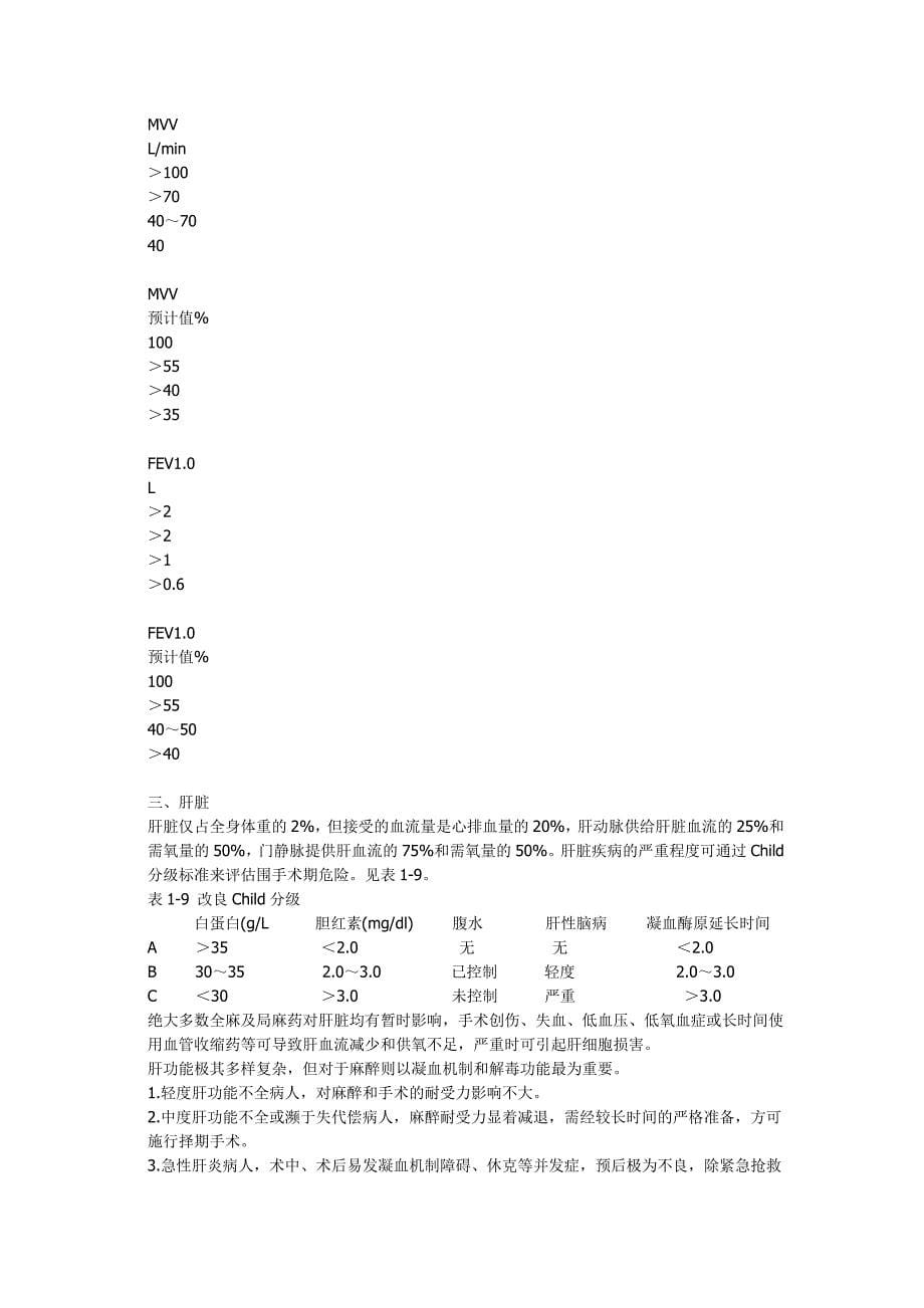 麻醉前病情评估麻醉风险评估_第5页