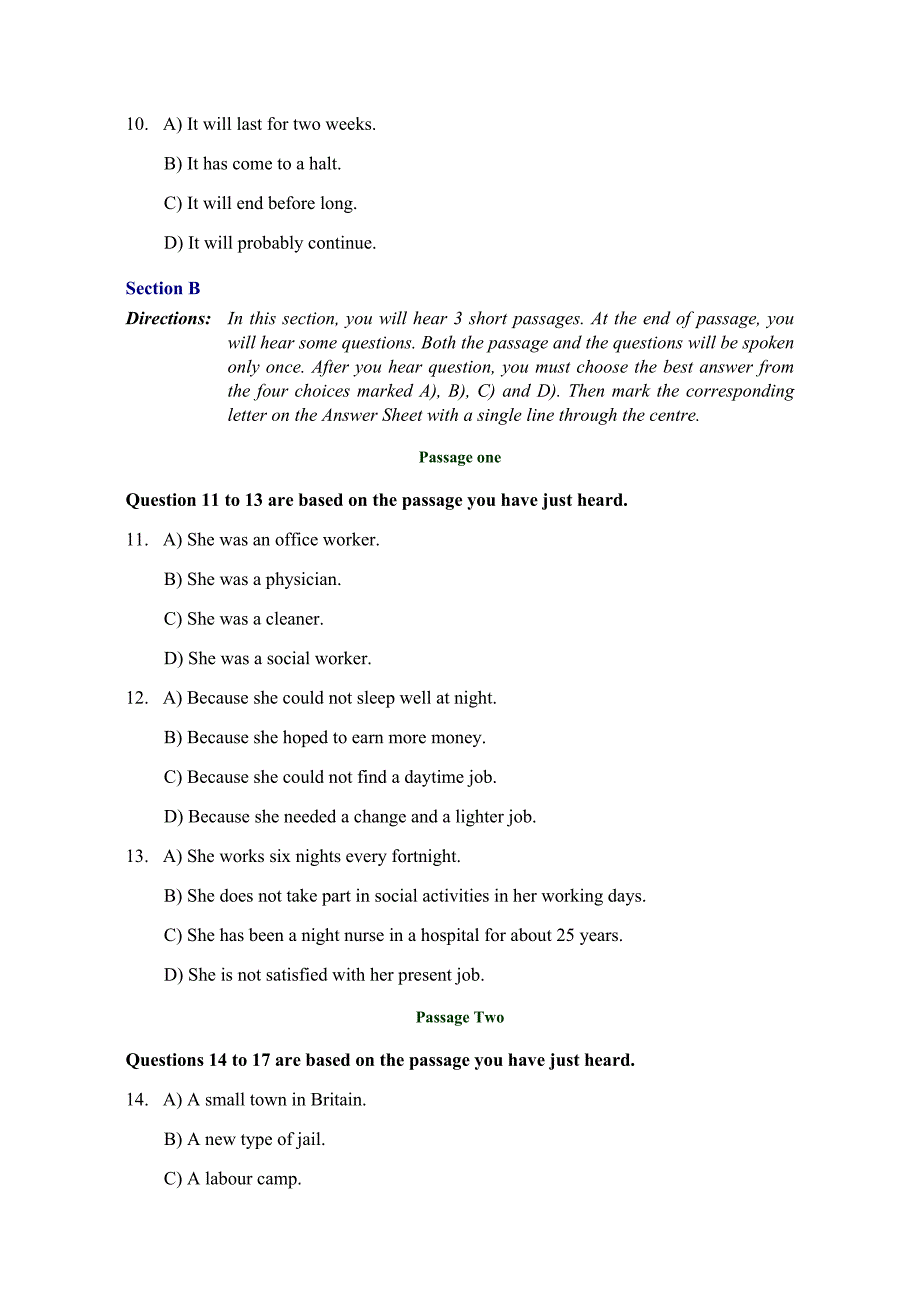 1996年1月大学英语六级(cet-6)真题试卷及参考答案_第3页