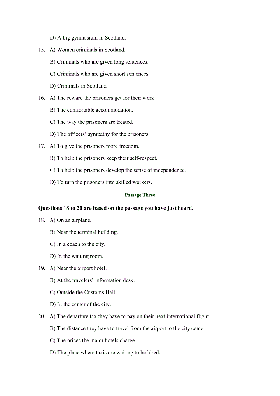 1996年1月大学英语六级(cet-6)真题试卷及参考答案_第4页