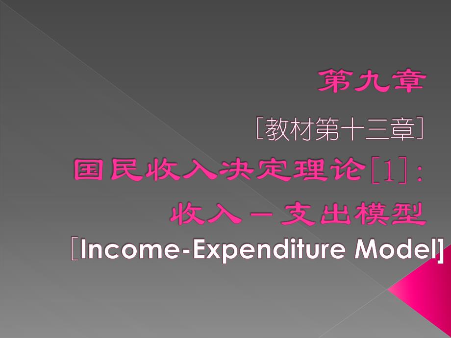 9.西方经济学 国民收入决定理论[1]_第1页